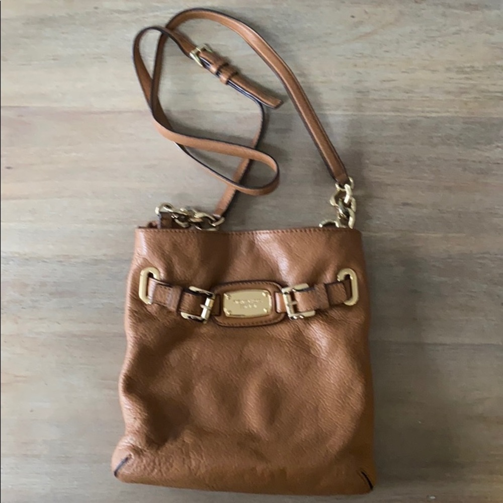Michael Kors Leather Hobo Crossbody